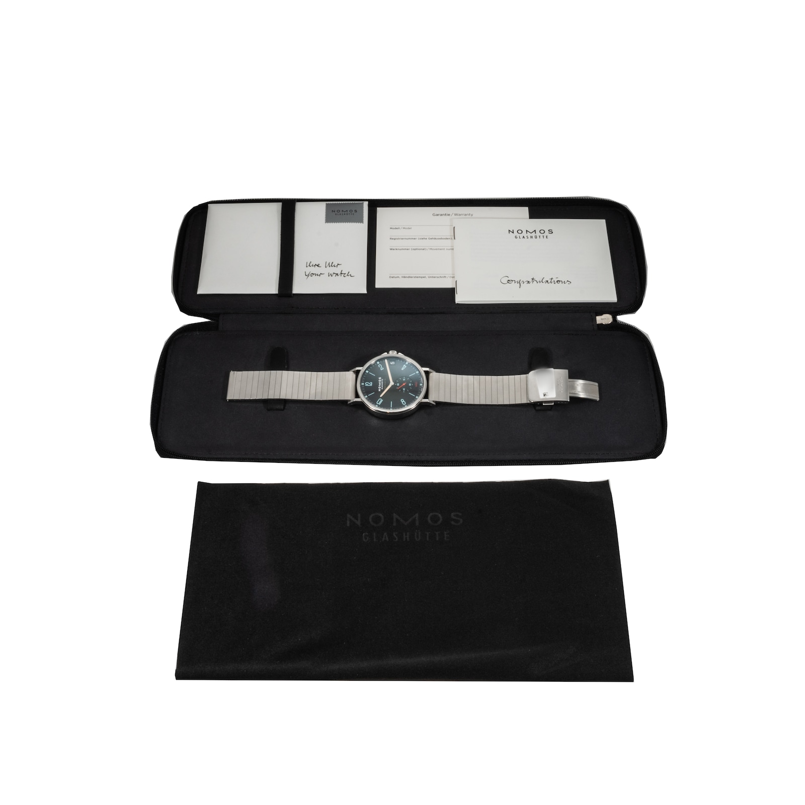 Pre-Owned Nomos Tangente Sport Neomatik Date Marine