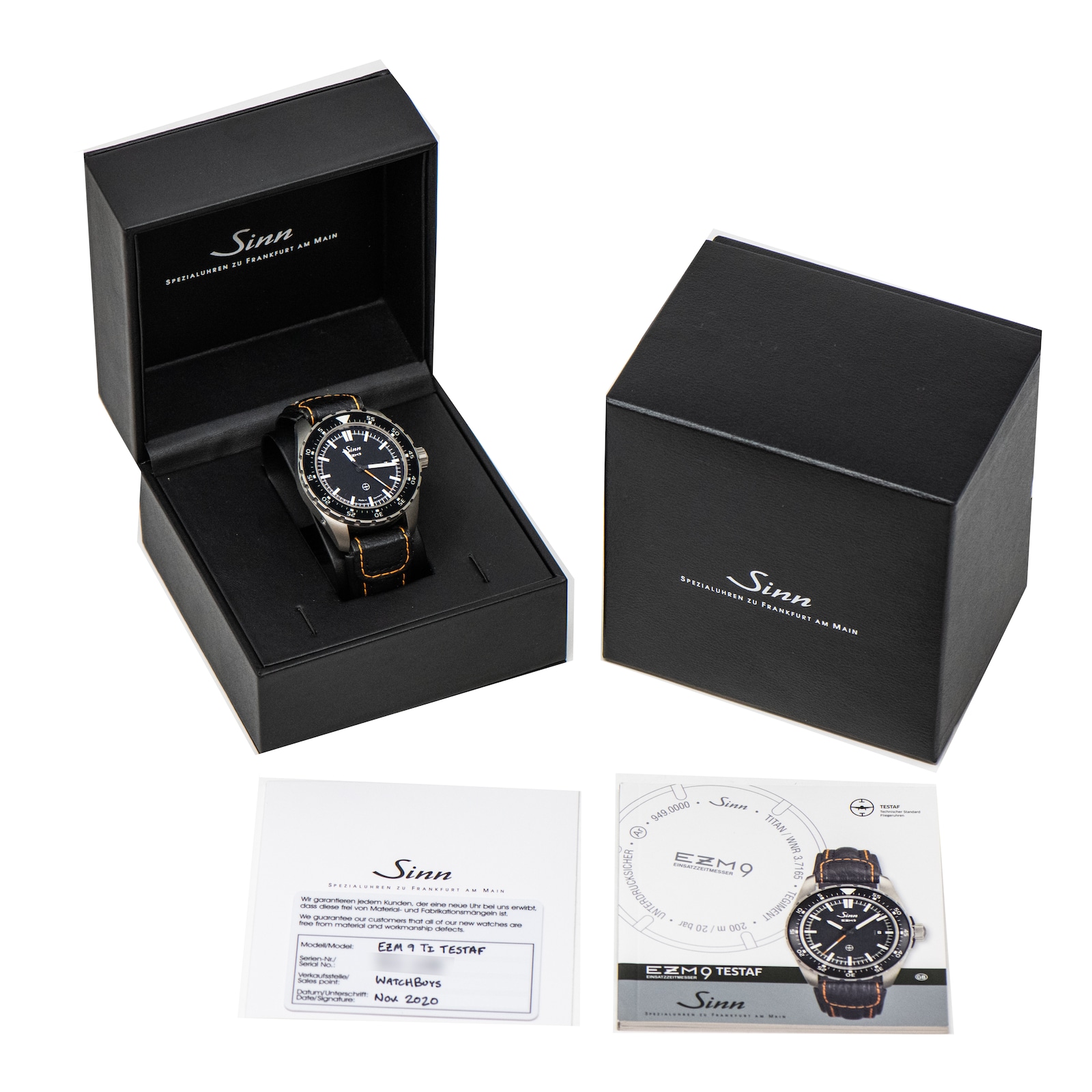 Pre-Owned Sinn EZM9 Ti Testaf