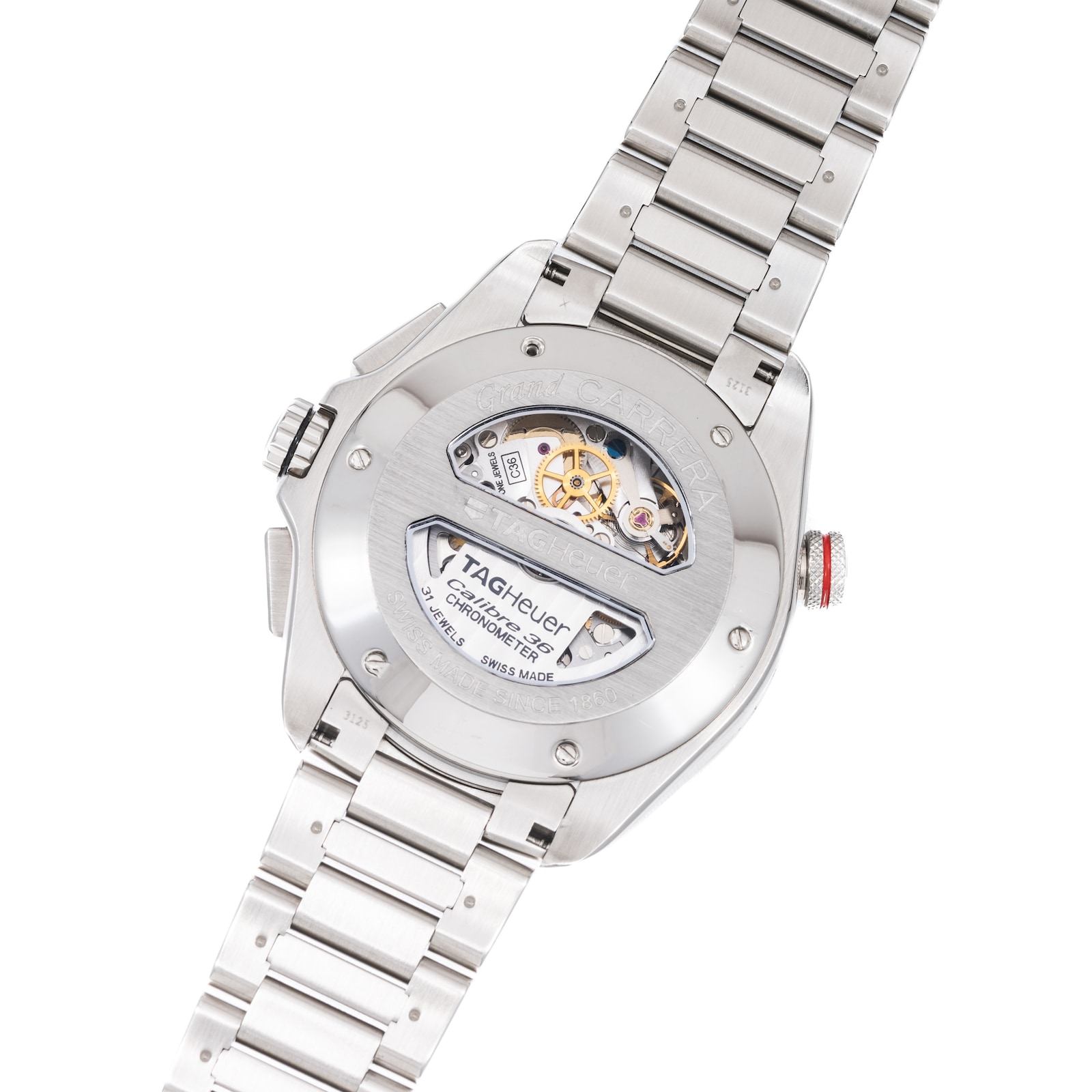 Pre-Owned Tag Heuer Grand Carrea Calibre 36 Caliper Chronograph