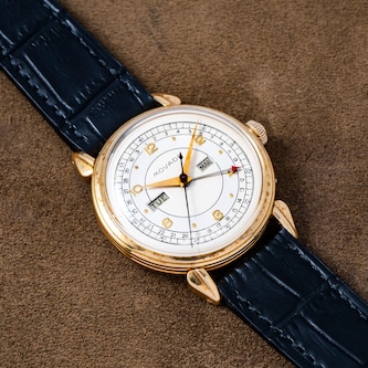 Pre-Owned Movado Triple Calendar Dress Watch