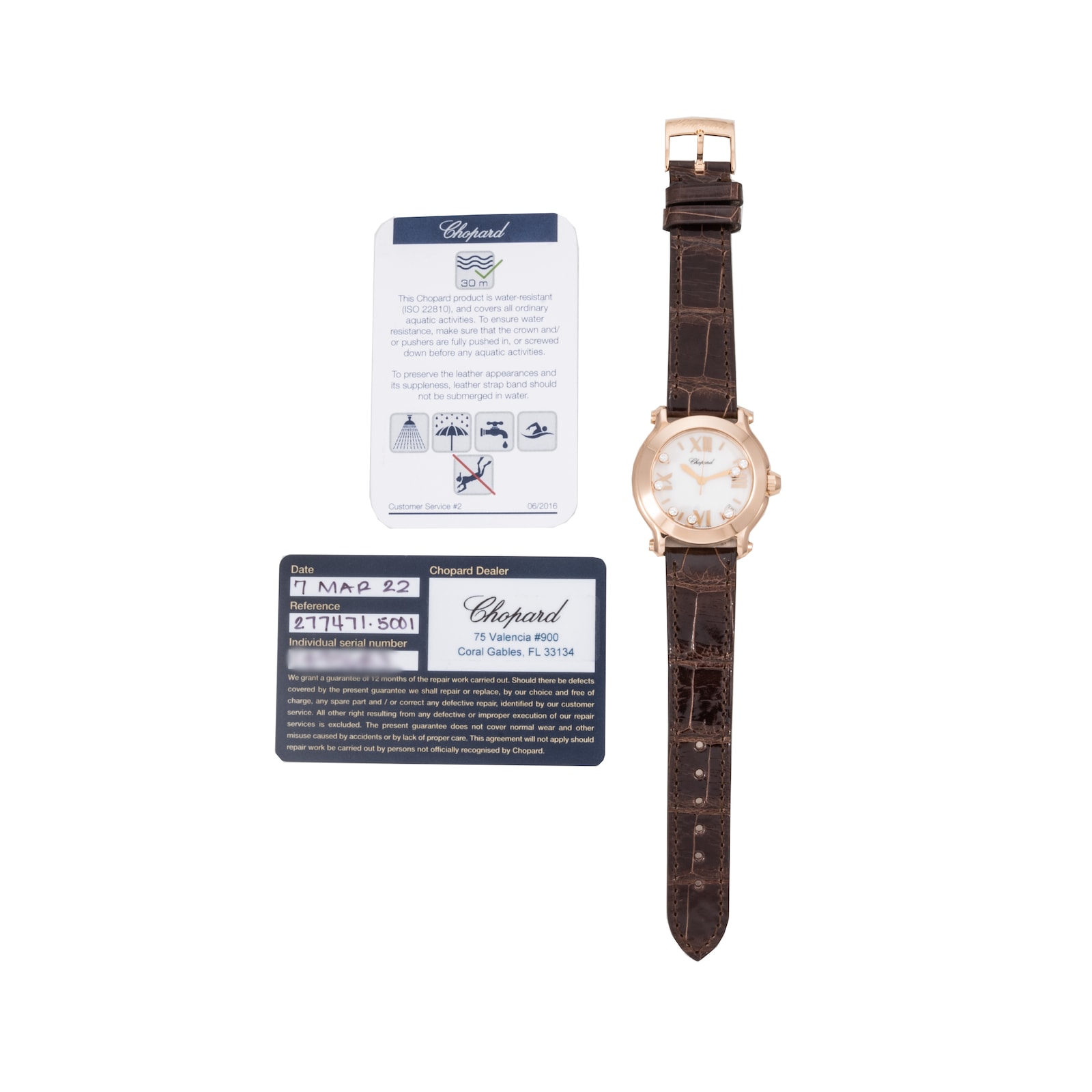 Pre-Owned Chopard Happy Sport Diamonds