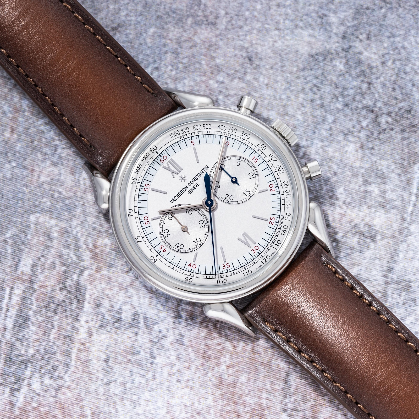 Pre-Owned Vacheron Constantin Historiques Cornes De Vache Chronograph