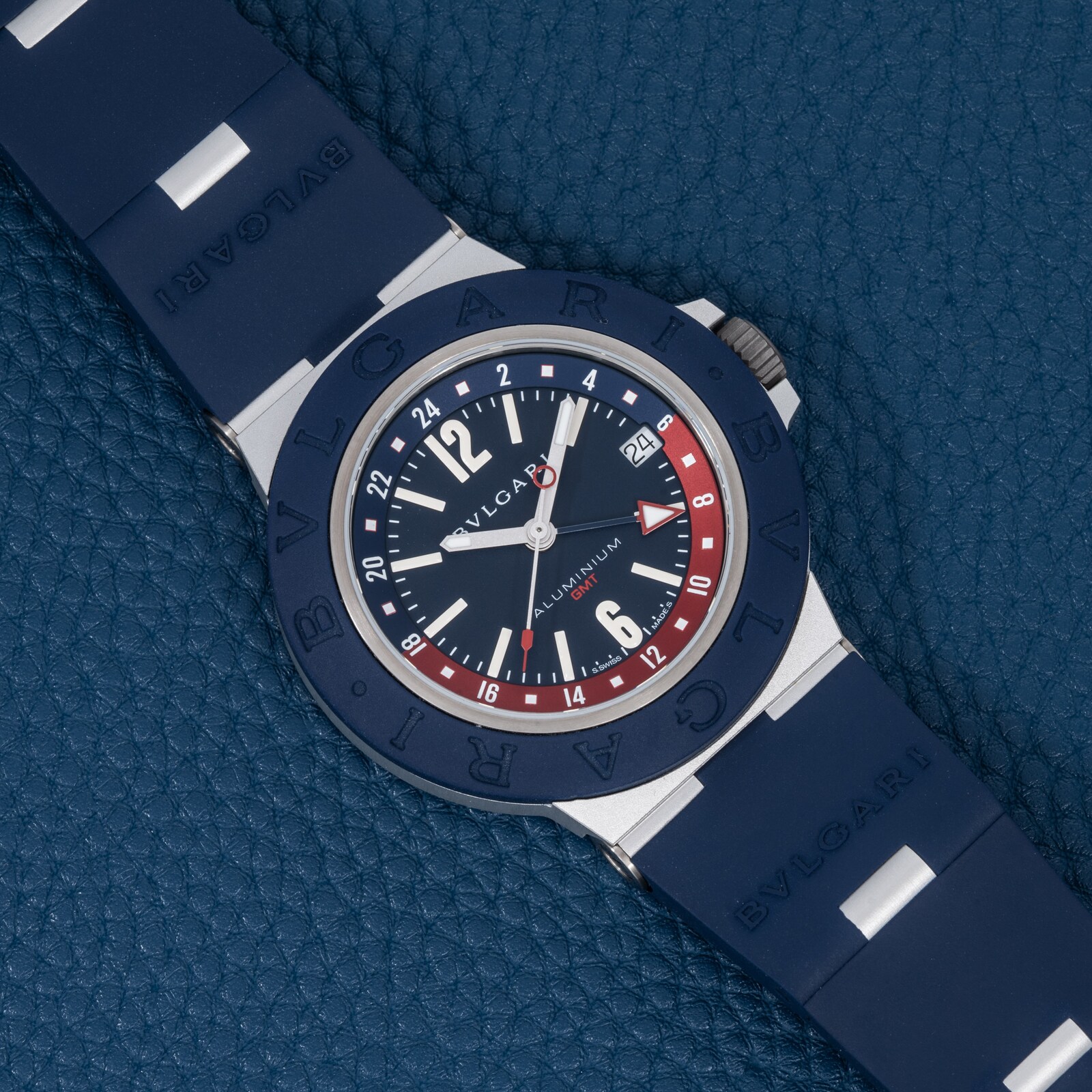 Pre-Owned Bvlgari Aluminum GMT