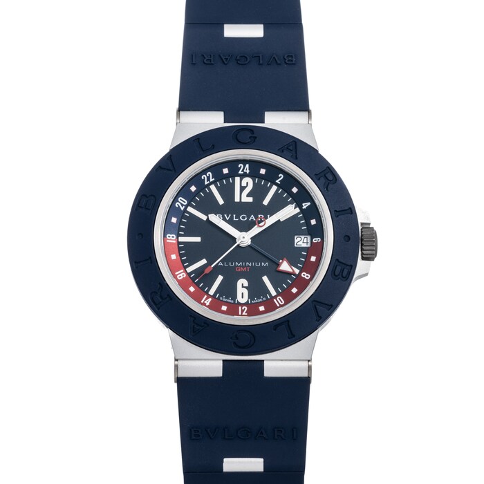 Pre-Owned Bvlgari Aluminum GMT