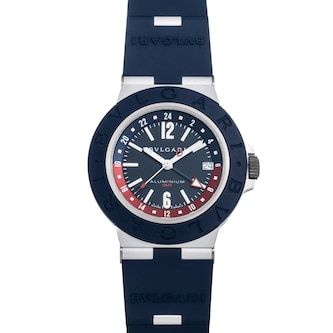Pre-Owned Bvlgari Aluminum GMT