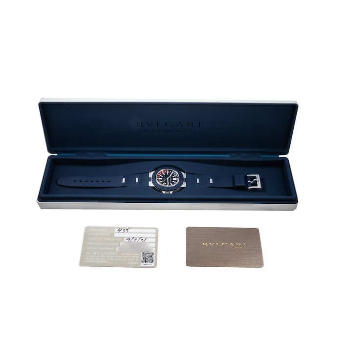 Pre-Owned Bvlgari Aluminum GMT