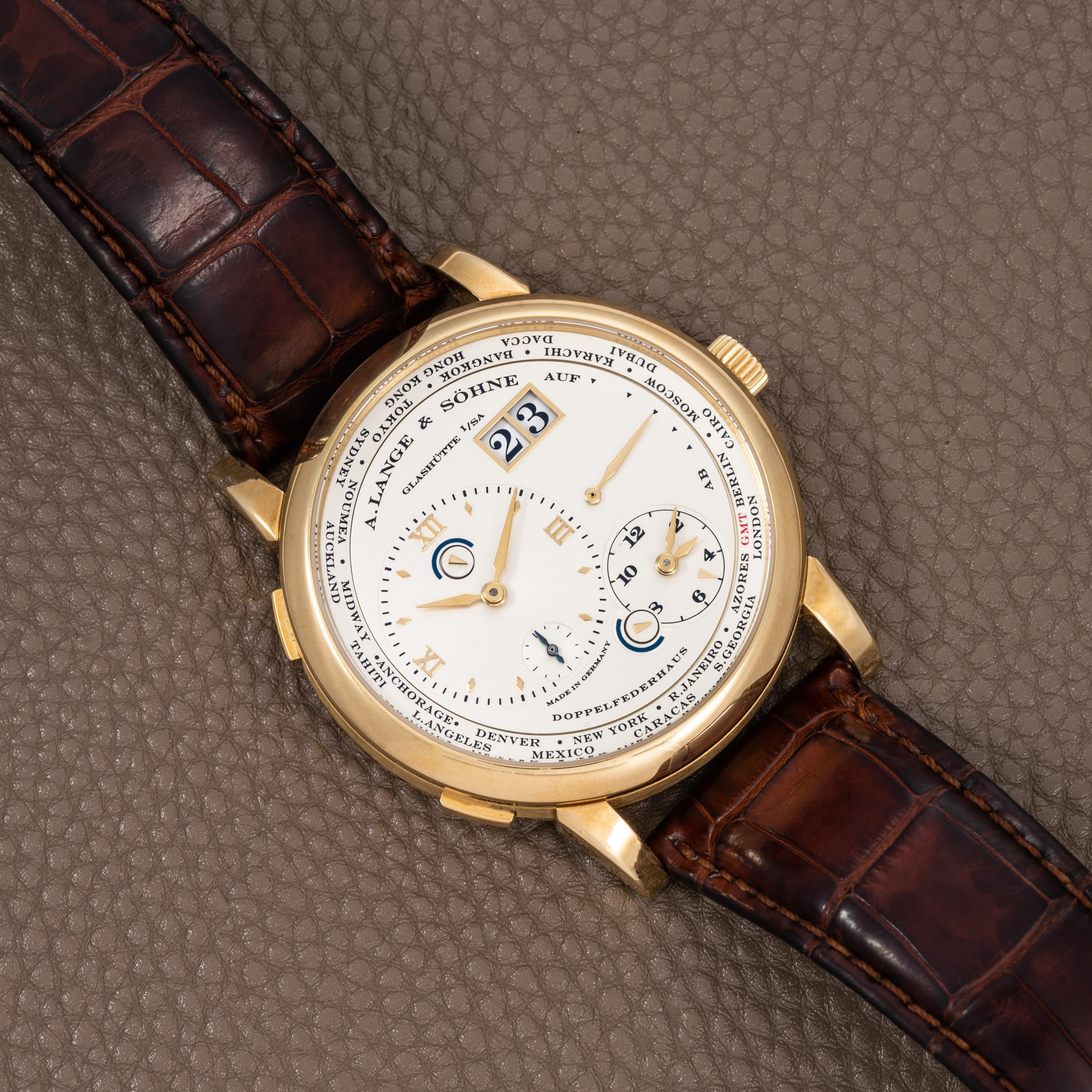A. Lange & Söhne Langematik Perpetual And Saxonia Thin With Aventurine  Dial: Watch Wardrobing The WIS Way - Quill & Pad
