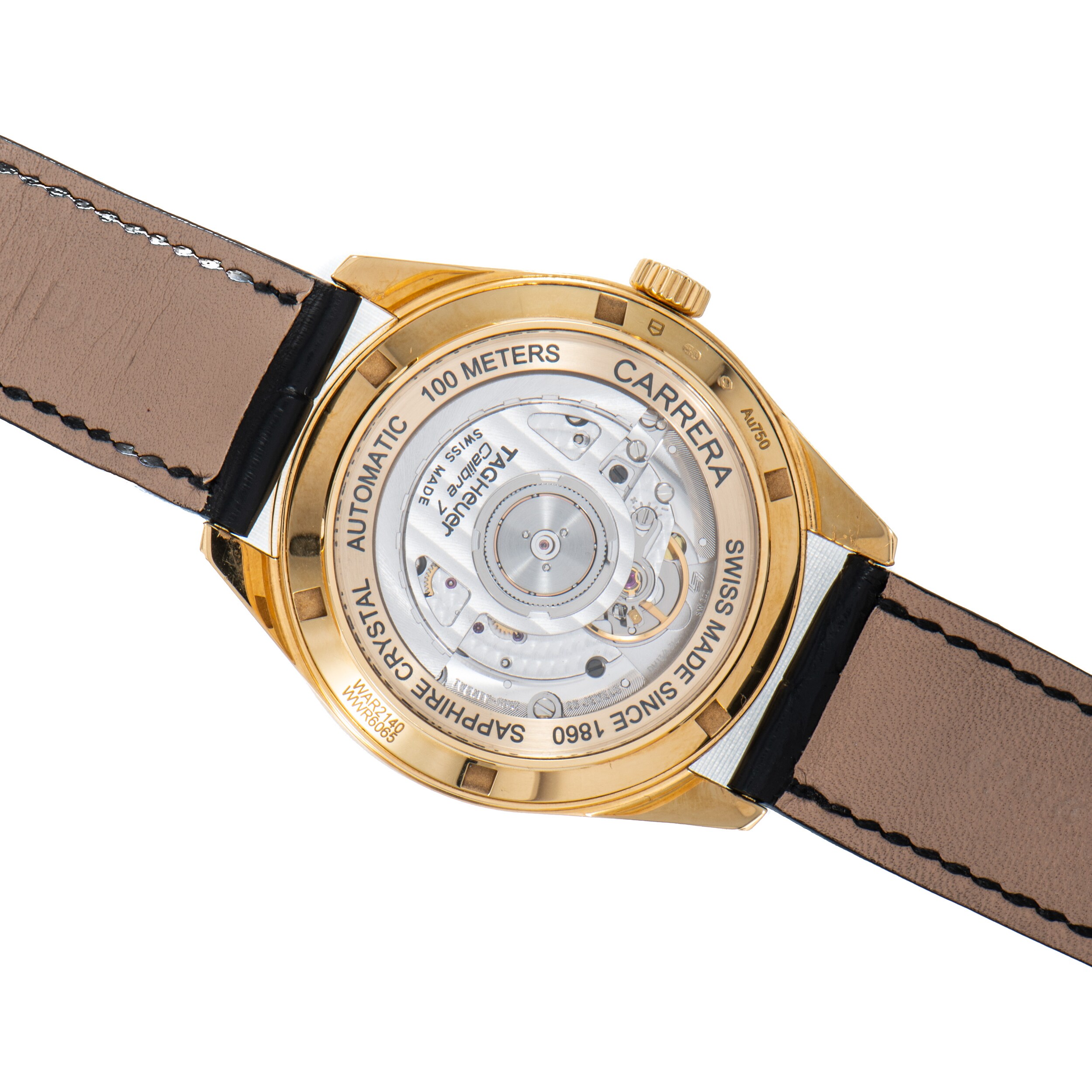 Tag heuer carrera hot sale calibre 7 gold