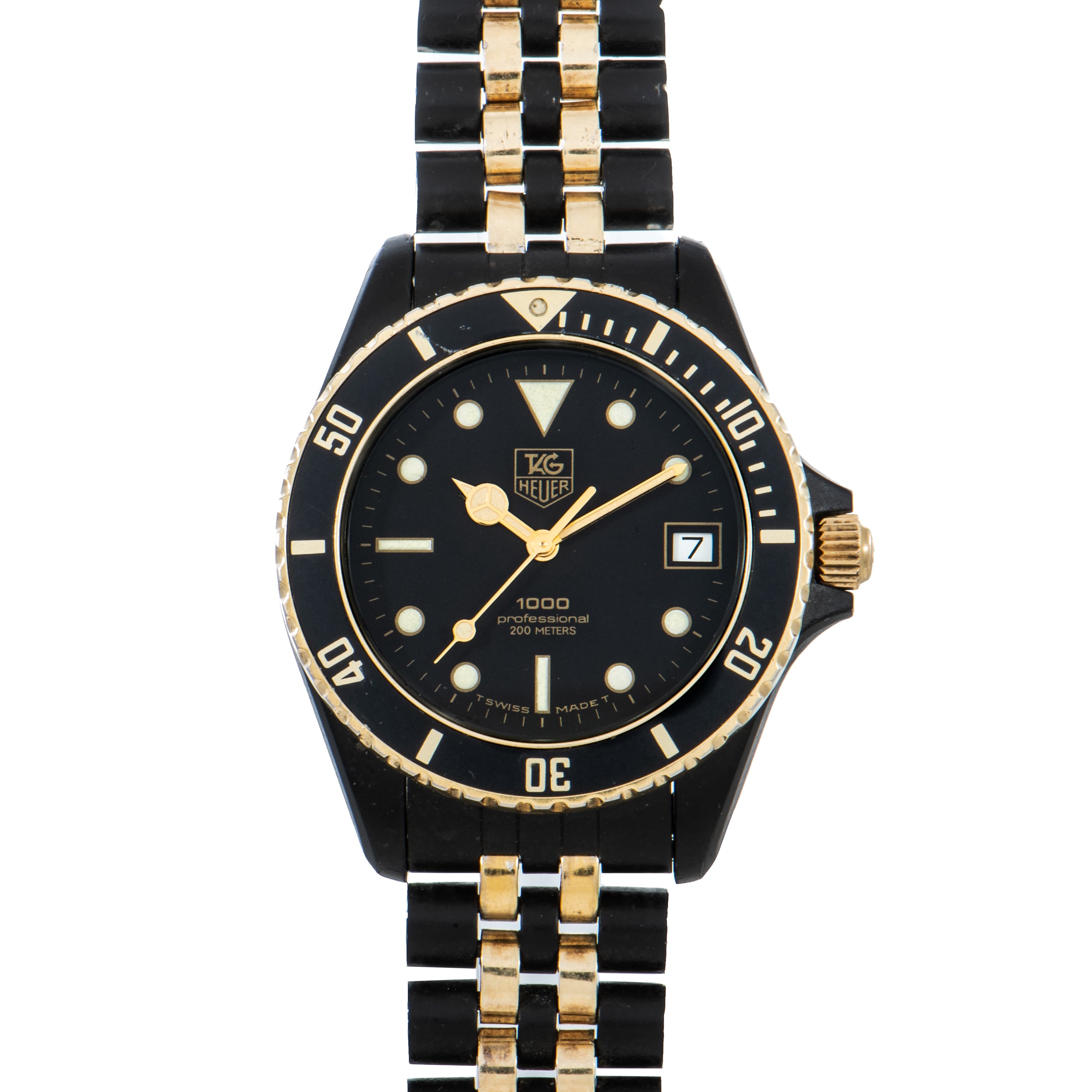 Pre Owned Tag Heuer Professtional 1000 Diver Black Coral