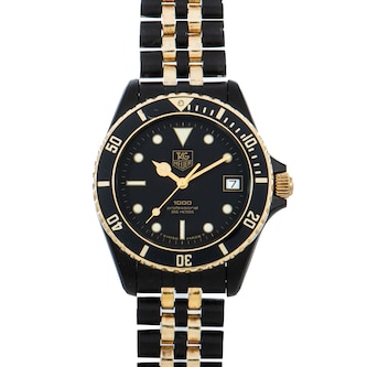 Pre-Owned Tag Heuer Professtional 1000 Diver 'Black Coral'