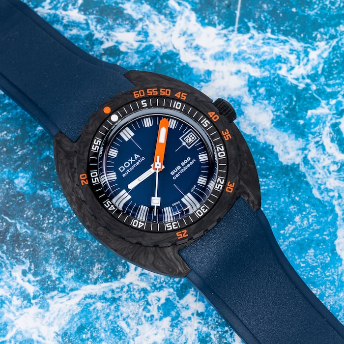 Pre-Owned DOXA Sub 300 Carbon 'Caribbean'