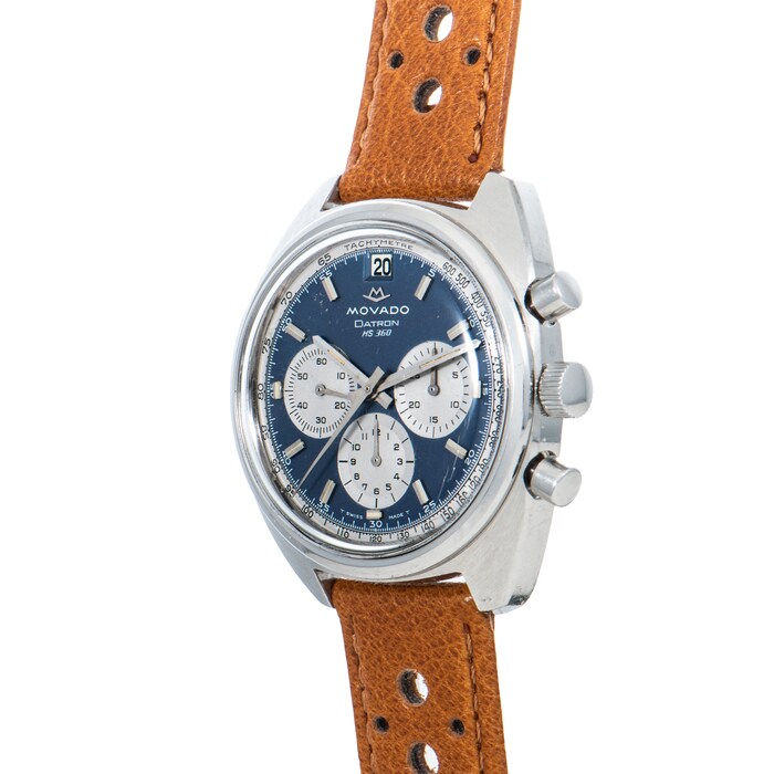 Pre-Owned Modovo Datron 'Blue Panda' El Primero Chronograph