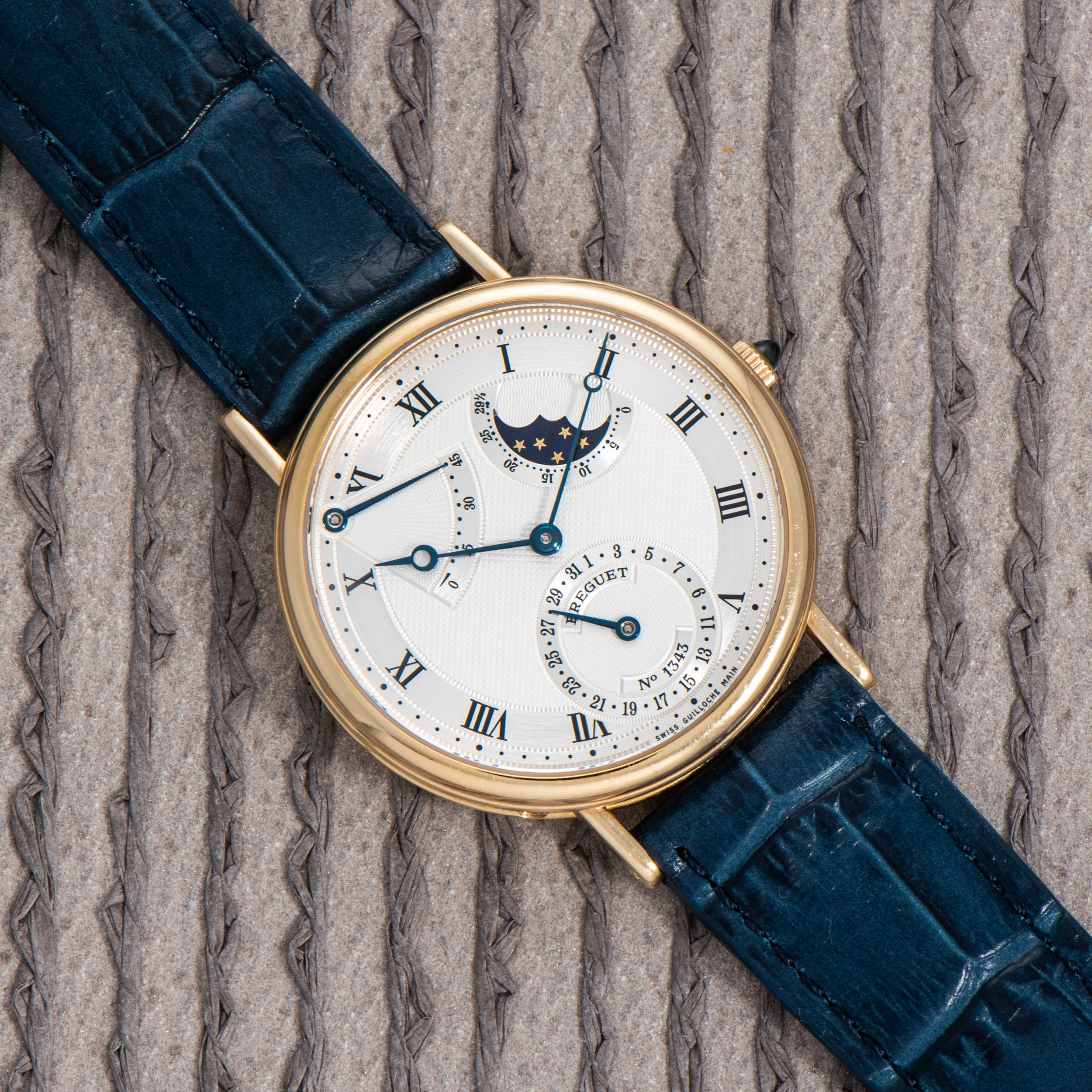 Pre Owned Breguet Classique Moonphase Power Reserve Date 40991072