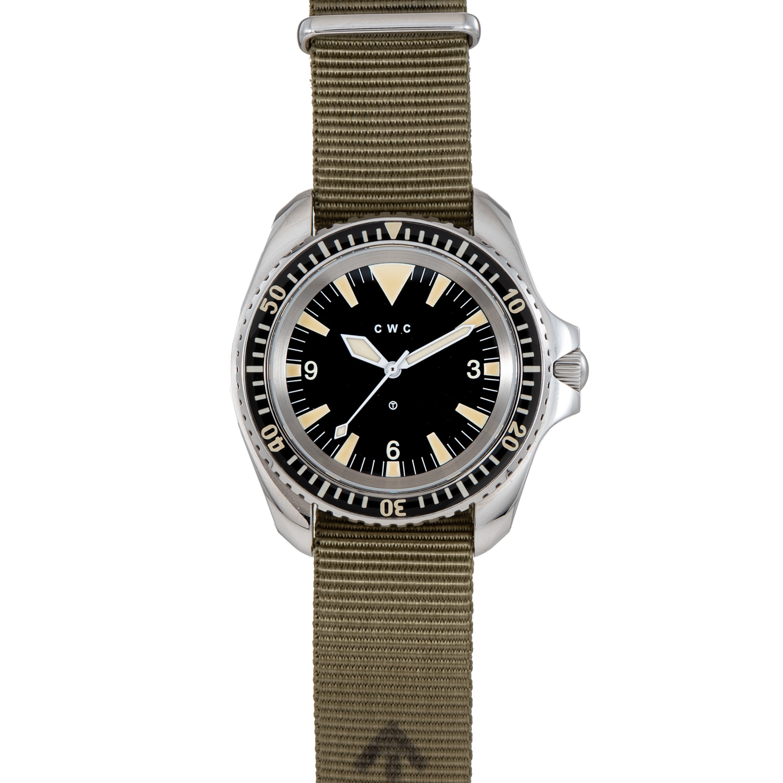 Pre Owned CWC 1980 Royal Navy Diver 40991126 AS07608 Watches Of