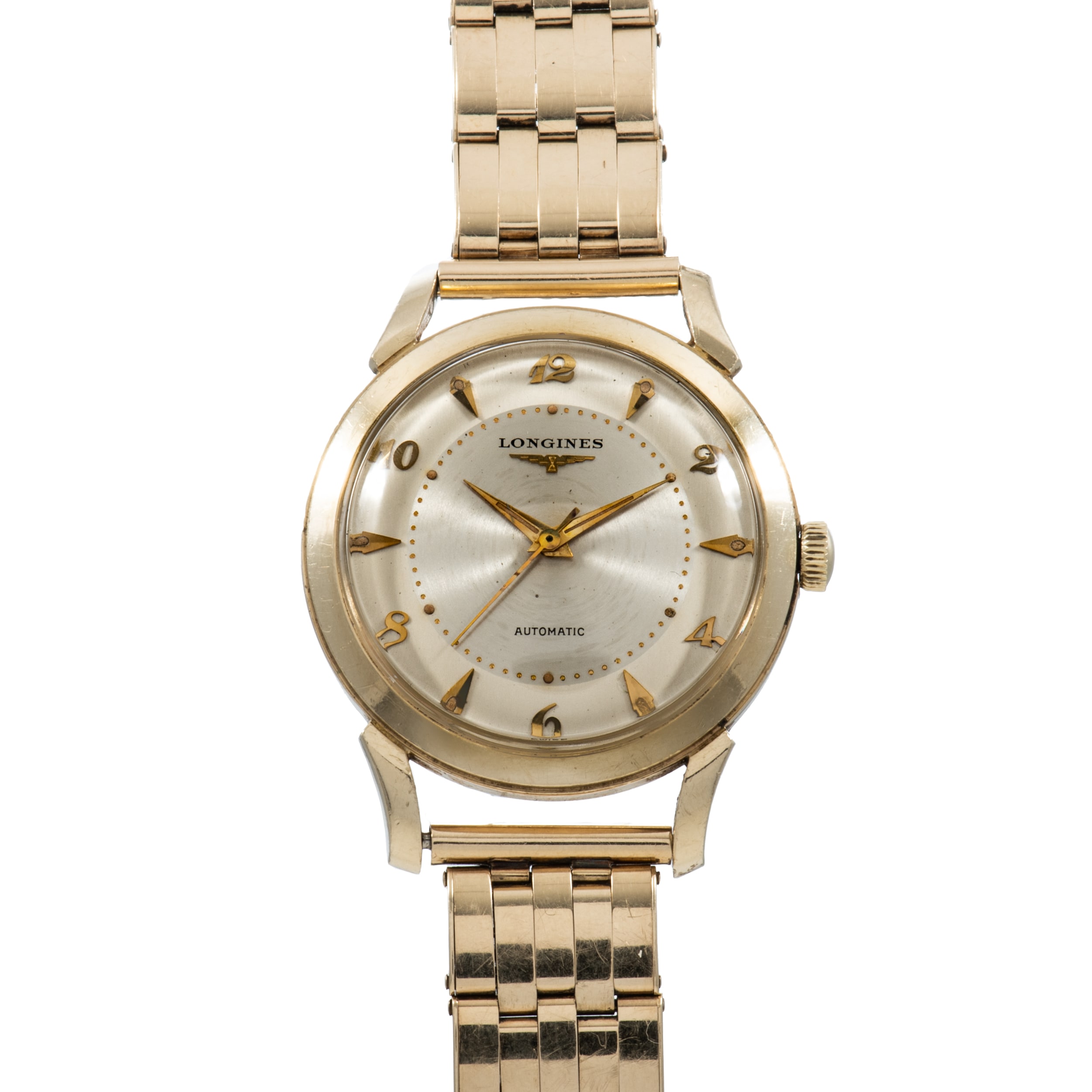 Longines dress best sale watch gold