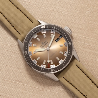 Pre-Owned Blancpain Blancpain Fifty Fathoms Bathyscaphe Day Date Desert Edition