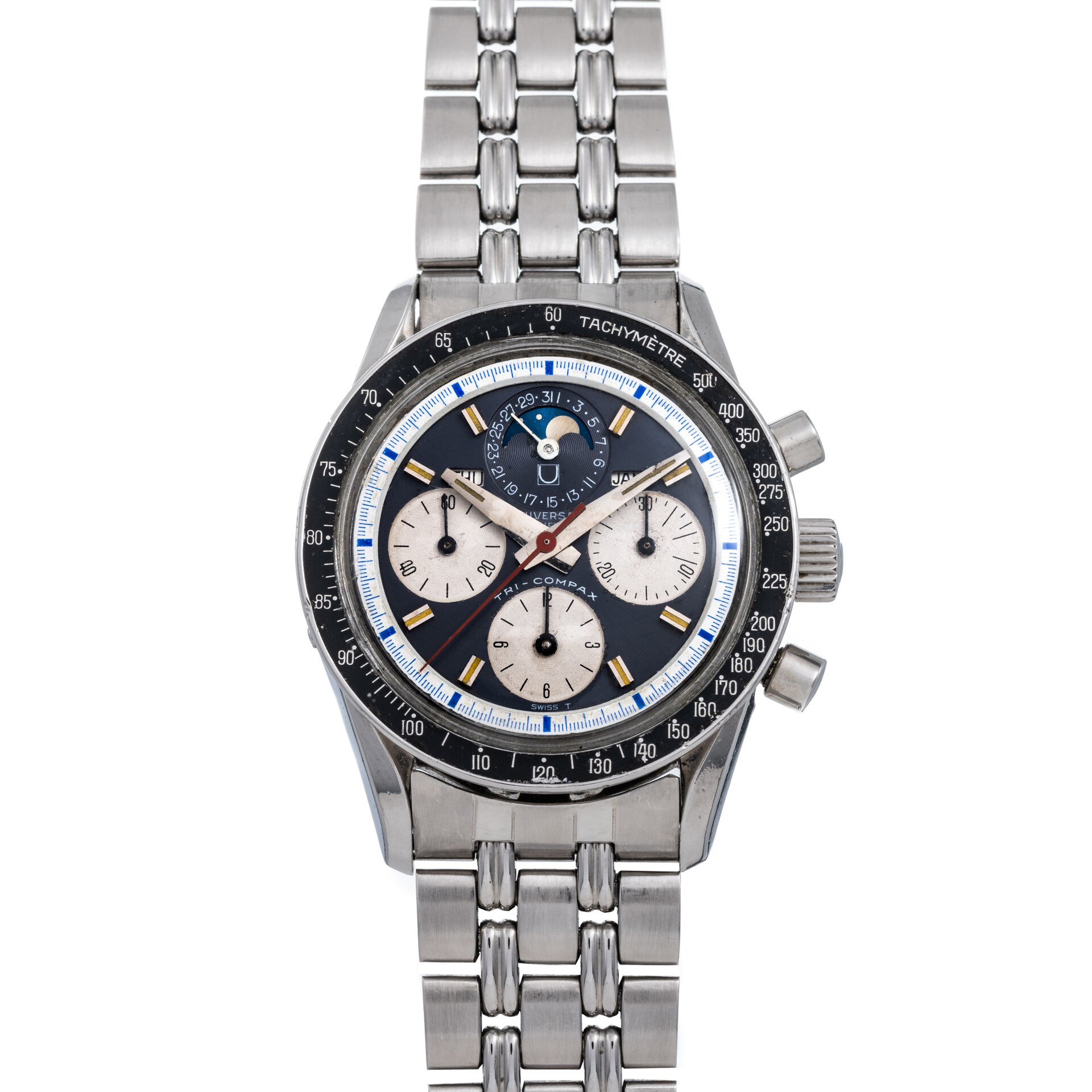 Pre-Owned Universal Geneve Universal Geneve Tri-Compax Moonphase