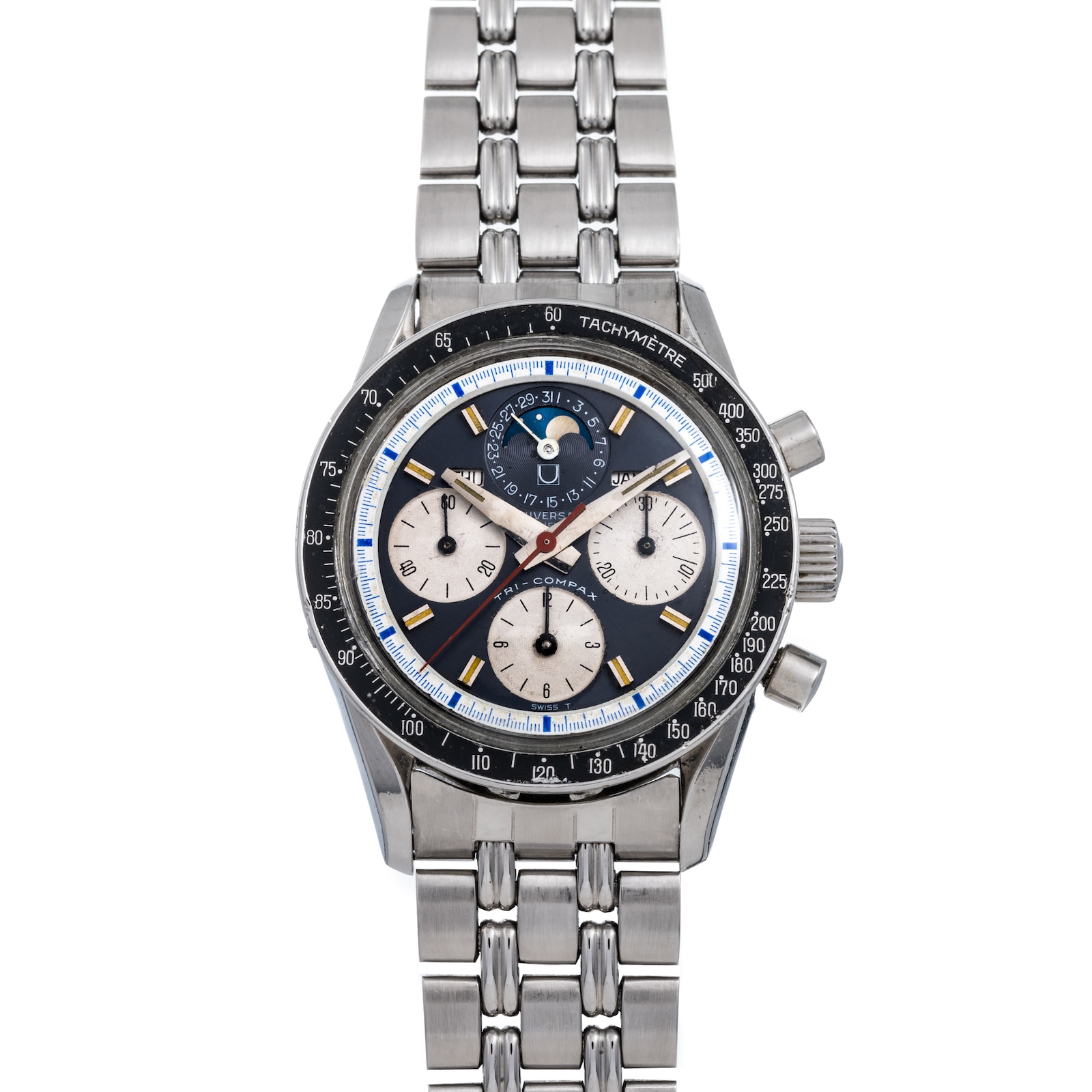 Pre-Owned Universal Geneve Universal Geneve Tri-Compax Moonphase