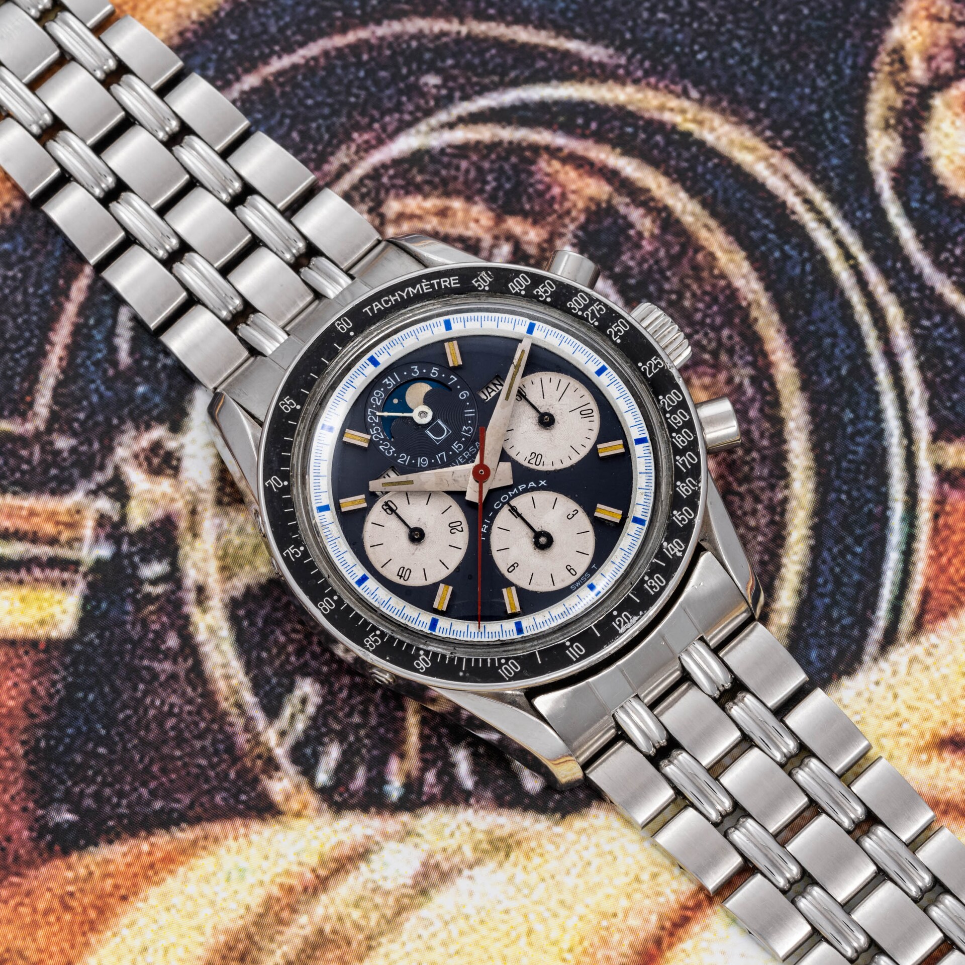 Pre-Owned Universal Geneve Universal Geneve Tri-Compax Moonphase