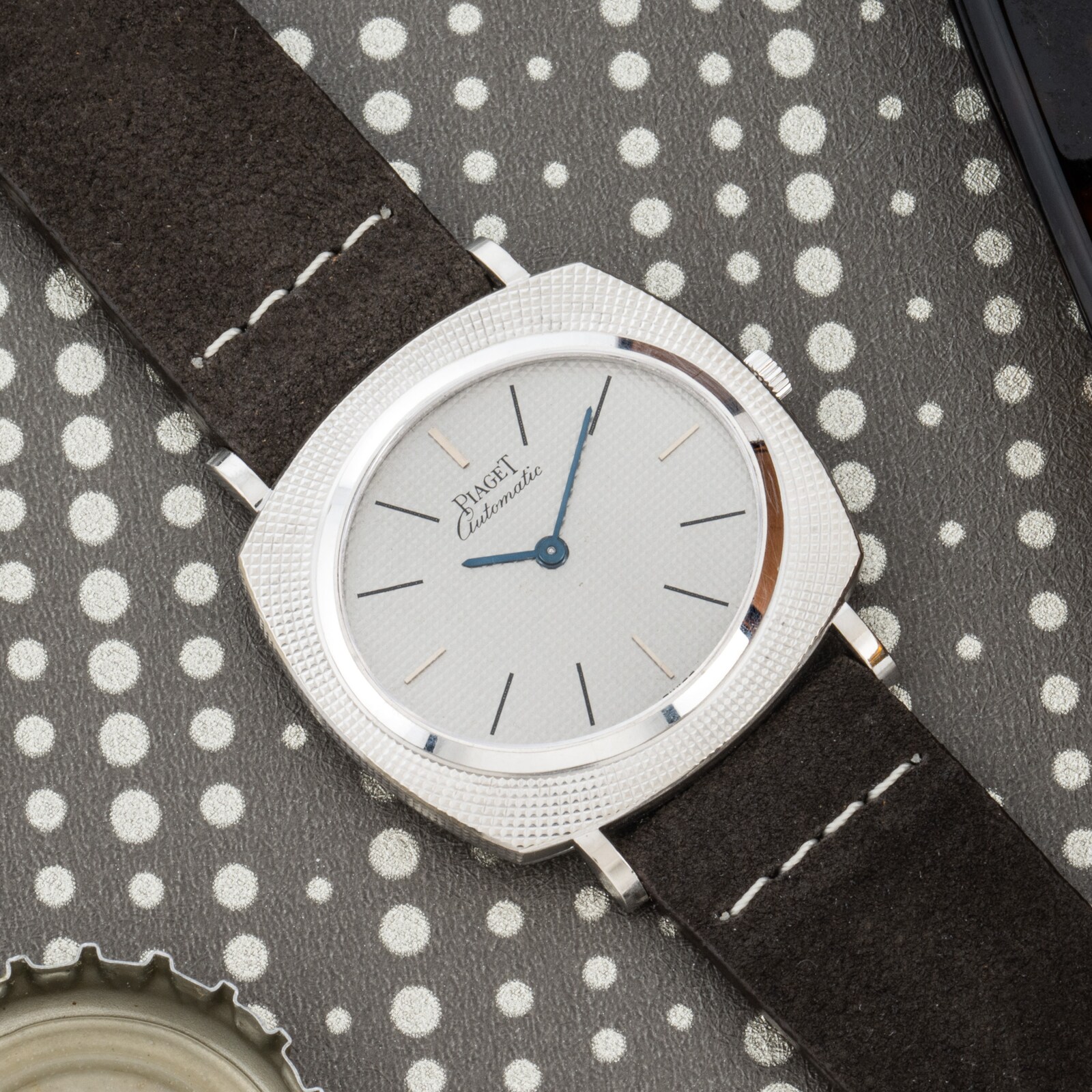 Pre-Owned Piaget White Gold 'Hobnail' Dress Watch