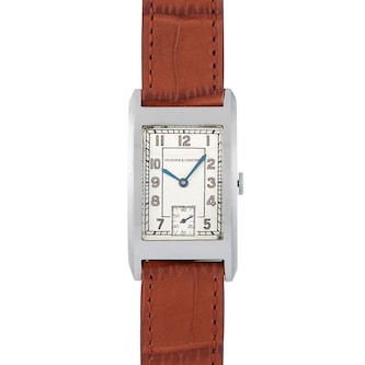 Pre-Owned Vacheron Constantin Rectangular Steel Dress Watch Pre-Owned Vacheron Constantin Rectangular Steel Dress Watch