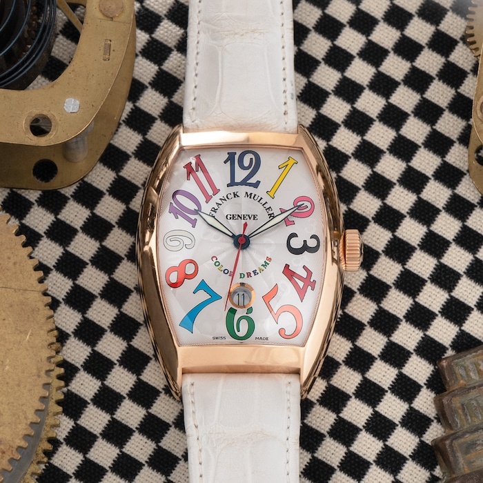 Pre-Owned Franck Muller Cintree Curvex Color Dreams