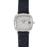 Pre-Owned Piaget Piaget White Gold 'Basketweave' Dress Watch