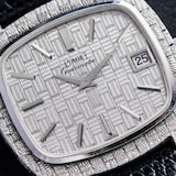 Pre-Owned Piaget Piaget White Gold 'Basketweave' Dress Watch