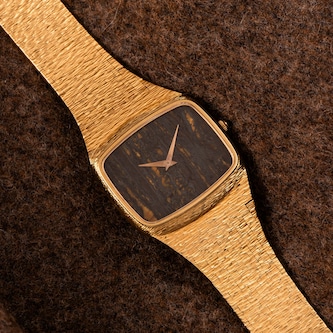 Pre-Owned Piaget 'Obsidian' Dial Dress Watch