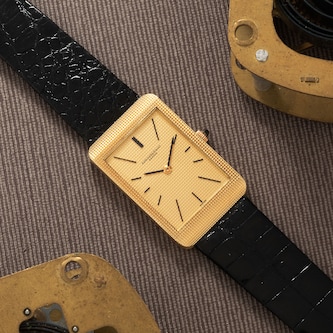 Pre-Owned Audemars Piguet Yellow Gold 'Hobnail' Dress Watch