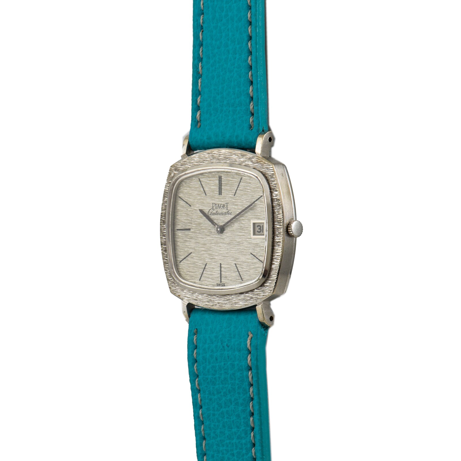 Pre-Owned Piaget White Gold 'Bark' Dress Watch