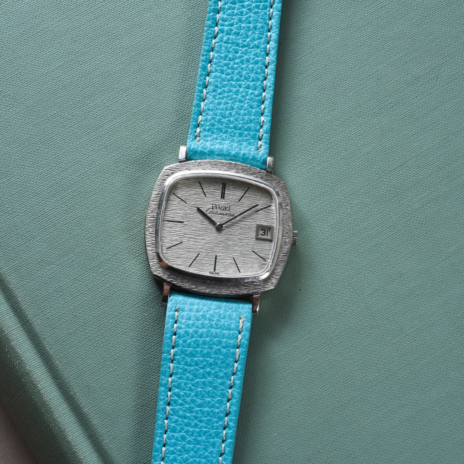 Pre-Owned Piaget White Gold 'Bark' Dress Watch