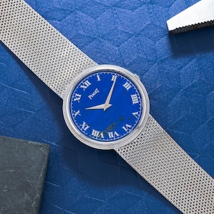 Pre-Owned Piaget 'Lapis Lazuli' Dress Watch