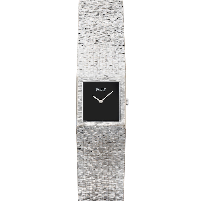 Pre-Owned Piaget Piaget White Gold 'Onyx' Dress Watch