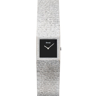 Pre-Owned Piaget White Gold 'Onyx' Dress Watch