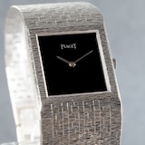 Pre-Owned Piaget Piaget White Gold 'Onyx' Dress Watch