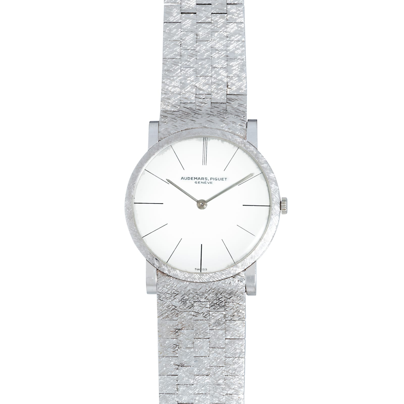 Pre-Owned Audemars Piguet White Gold 'Ultra-Thin' Dress Watch