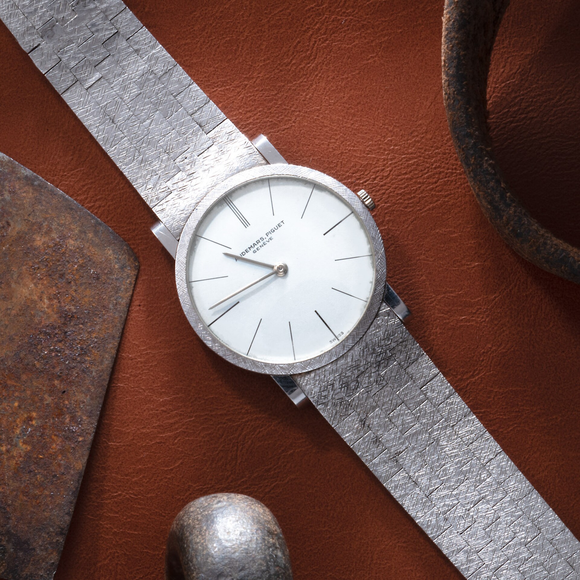 Pre-Owned Audemars Piguet White Gold 'Ultra-Thin' Dress Watch