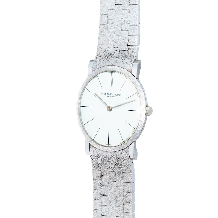 Pre-Owned Audemars Piguet White Gold 'Ultra-Thin' Dress Watch