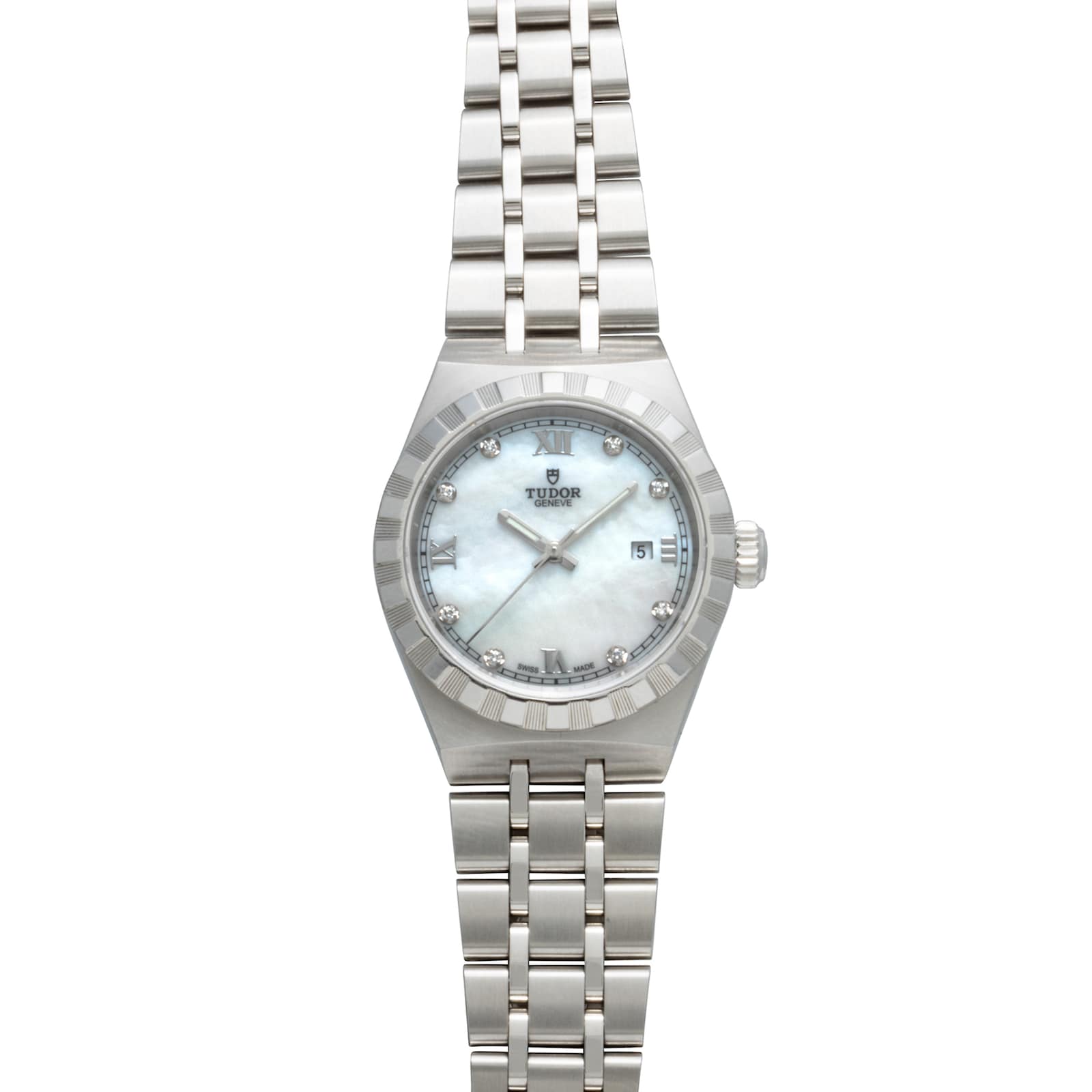 Pre-Owned Tudor Royal 'Mother Of Pearl' Diamond Dial