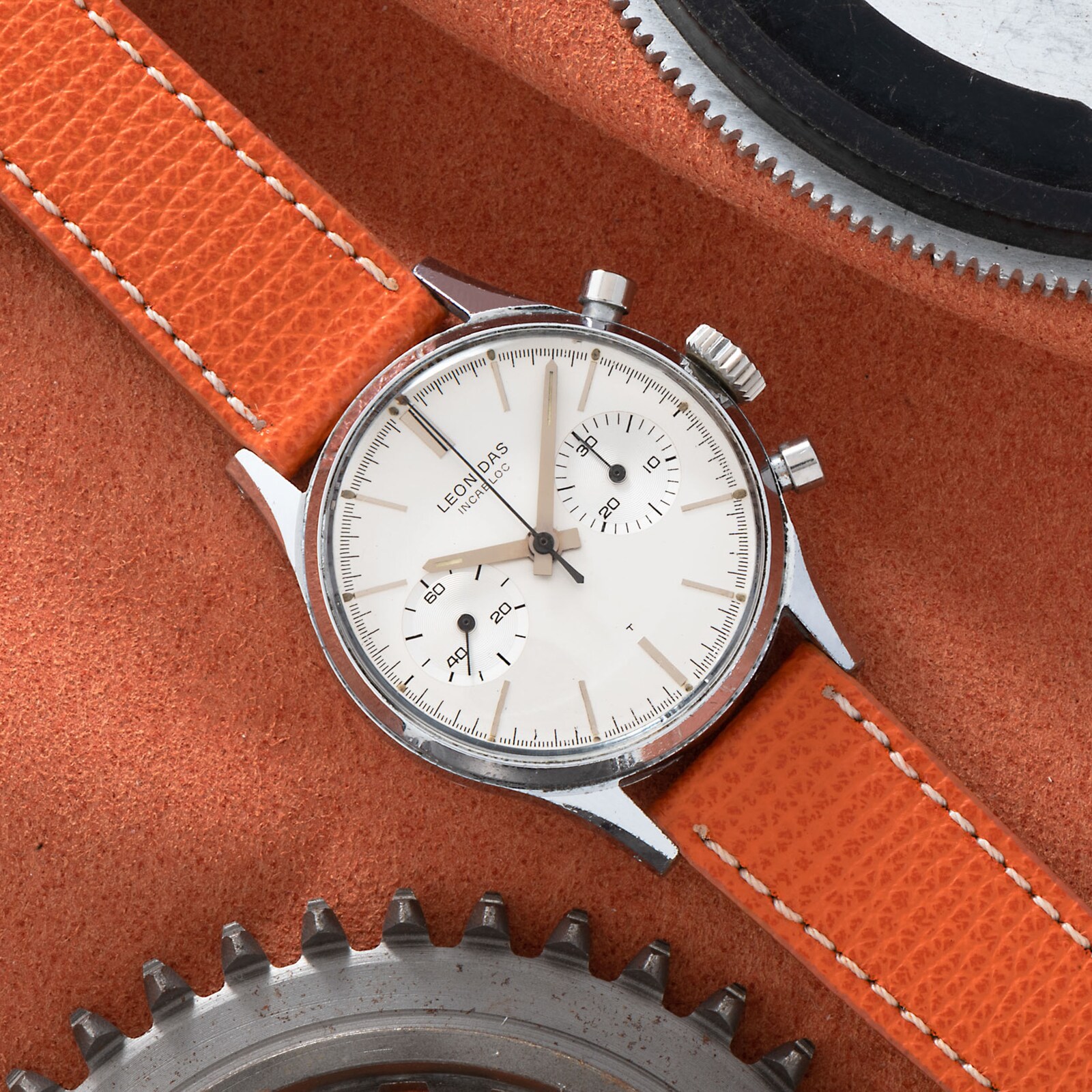 Pre-Owned Leonidas Leonidas Two-Register Chronograph