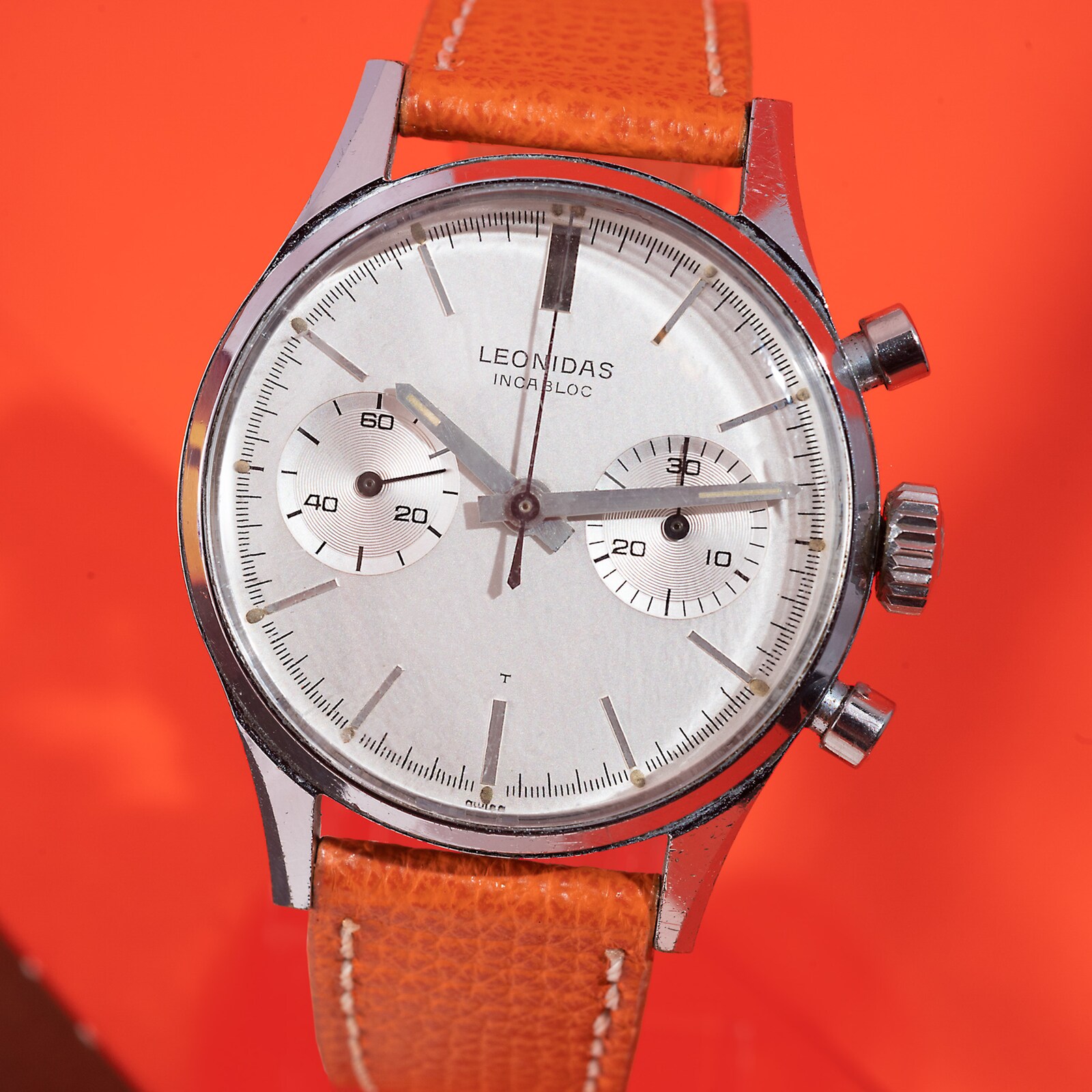 Pre-Owned Leonidas Leonidas Two-Register Chronograph