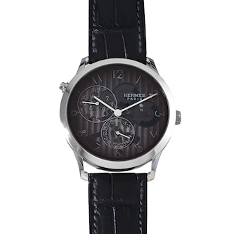 Pre-Owned Hermes Hermes Slim D'Hermes GMT