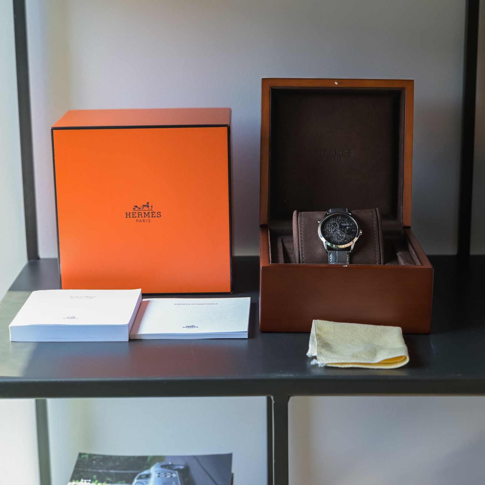 Pre-Owned Hermes Hermes Slim D'Hermes GMT