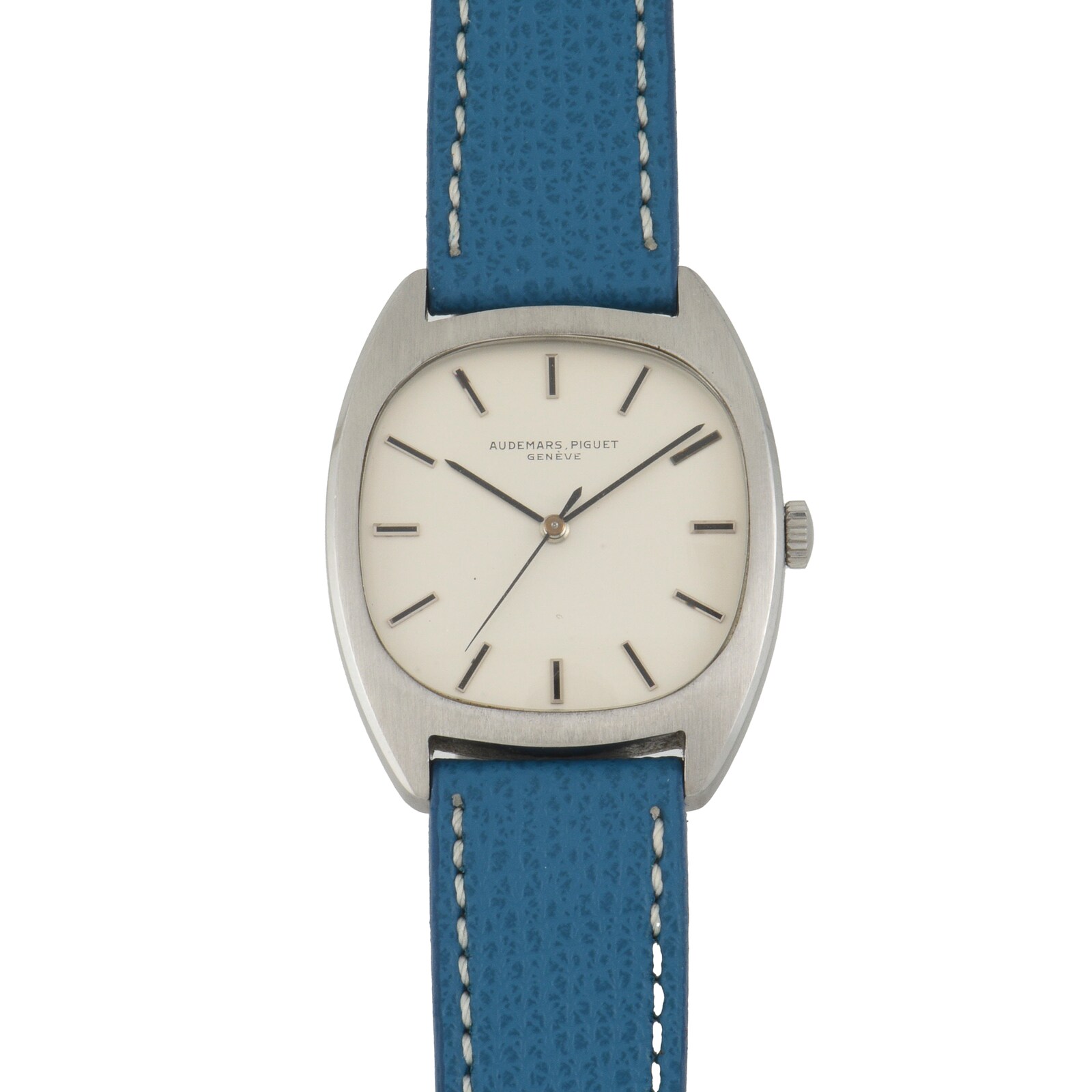 Pre-Owned Audemars Piguet Steel 'Tonneau' Dress Watch