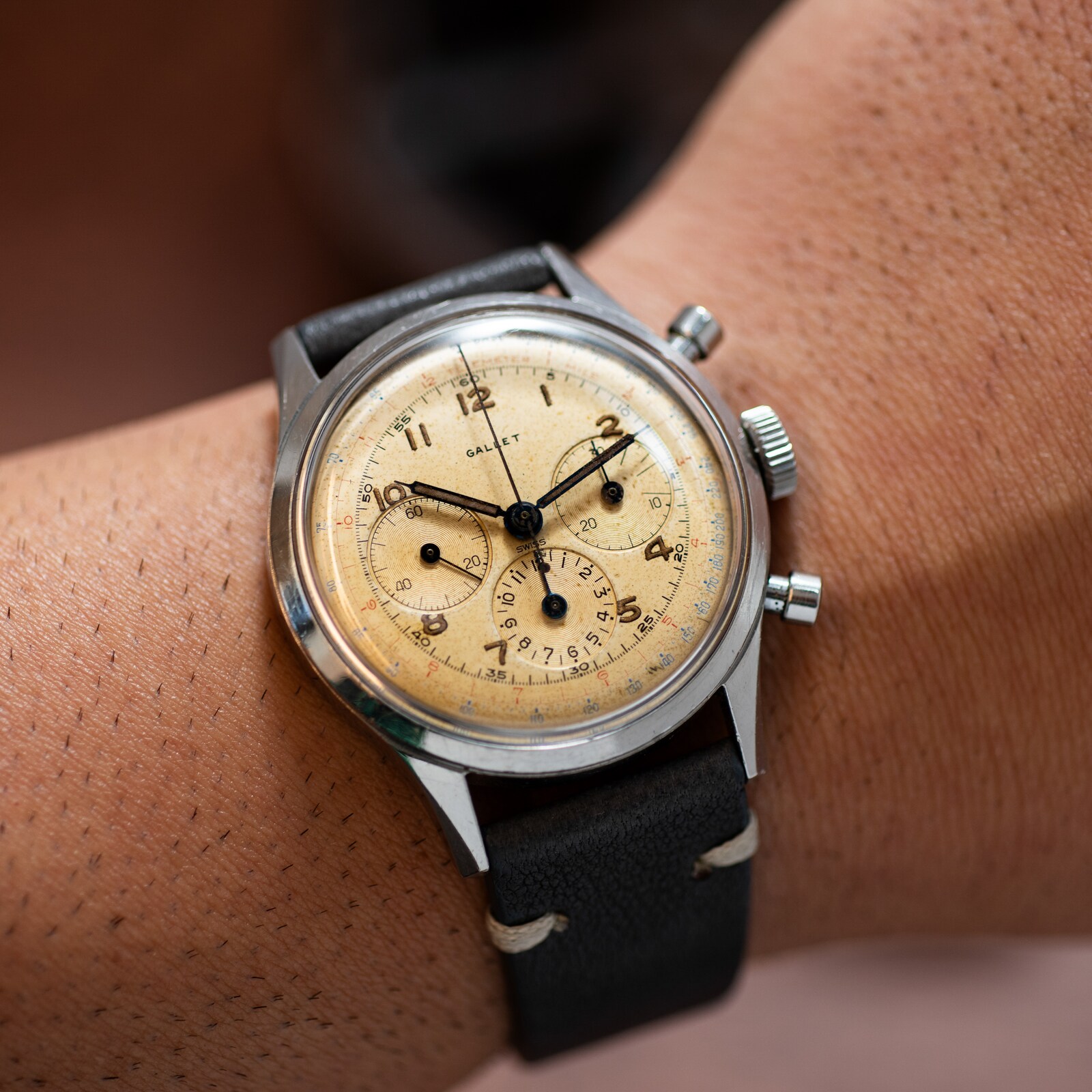 Pre-Owned Gallet Gallet Multichron 12 'Waterproof'