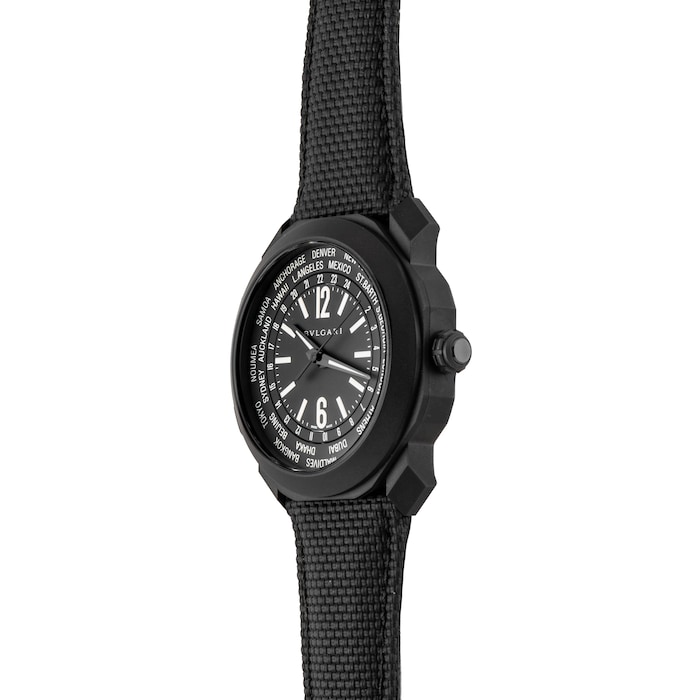Pre-Owned Bvlgari Octo Roma Worldtimer