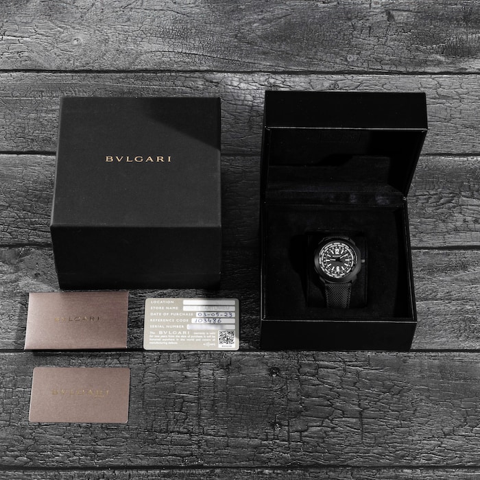 Pre-Owned Bvlgari Octo Roma Worldtimer