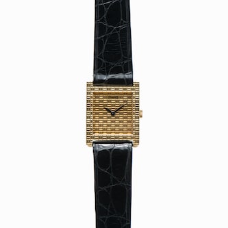 Pre-Owned Piaget 'Onyx' Tank-style Dress Watch