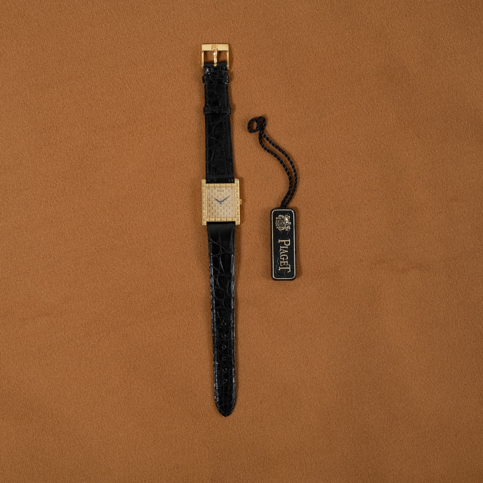 Pre-Owned Piaget 'Onyx' Tank-style Dress Watch